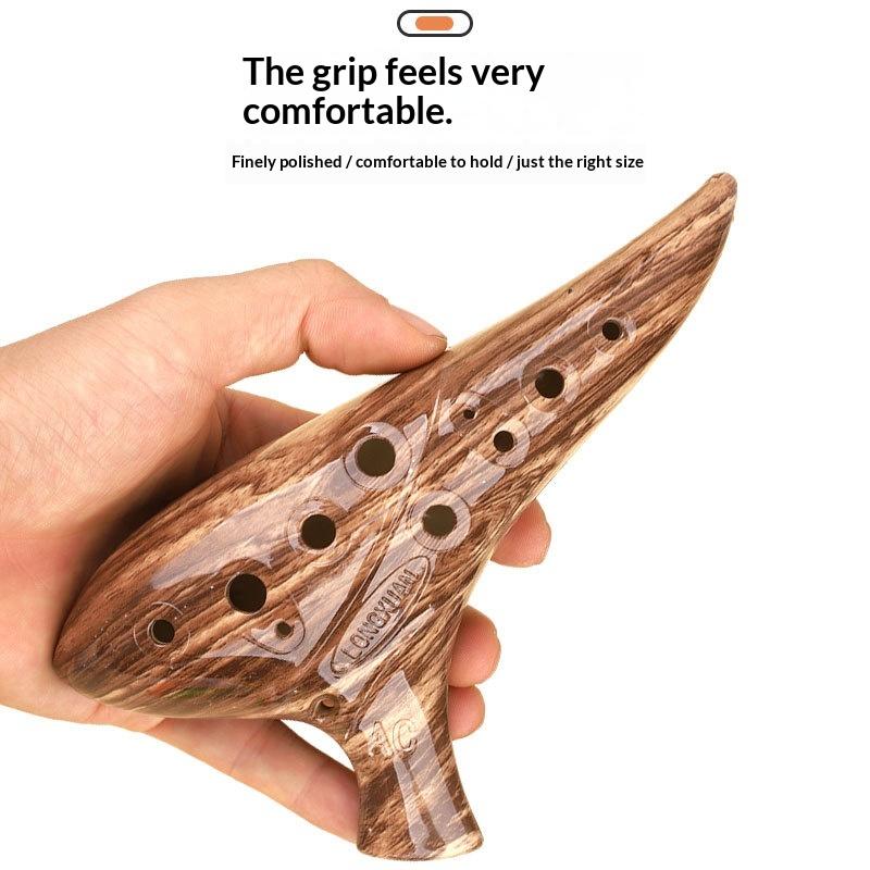 Ocarina Ceramic - NEW 12 Hole Ocarina Instrument Ocarinas