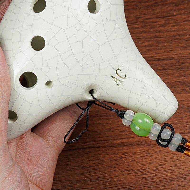 Ocarina Ceramic - M5TC 12 Hole Ceramic Ocarina Musical