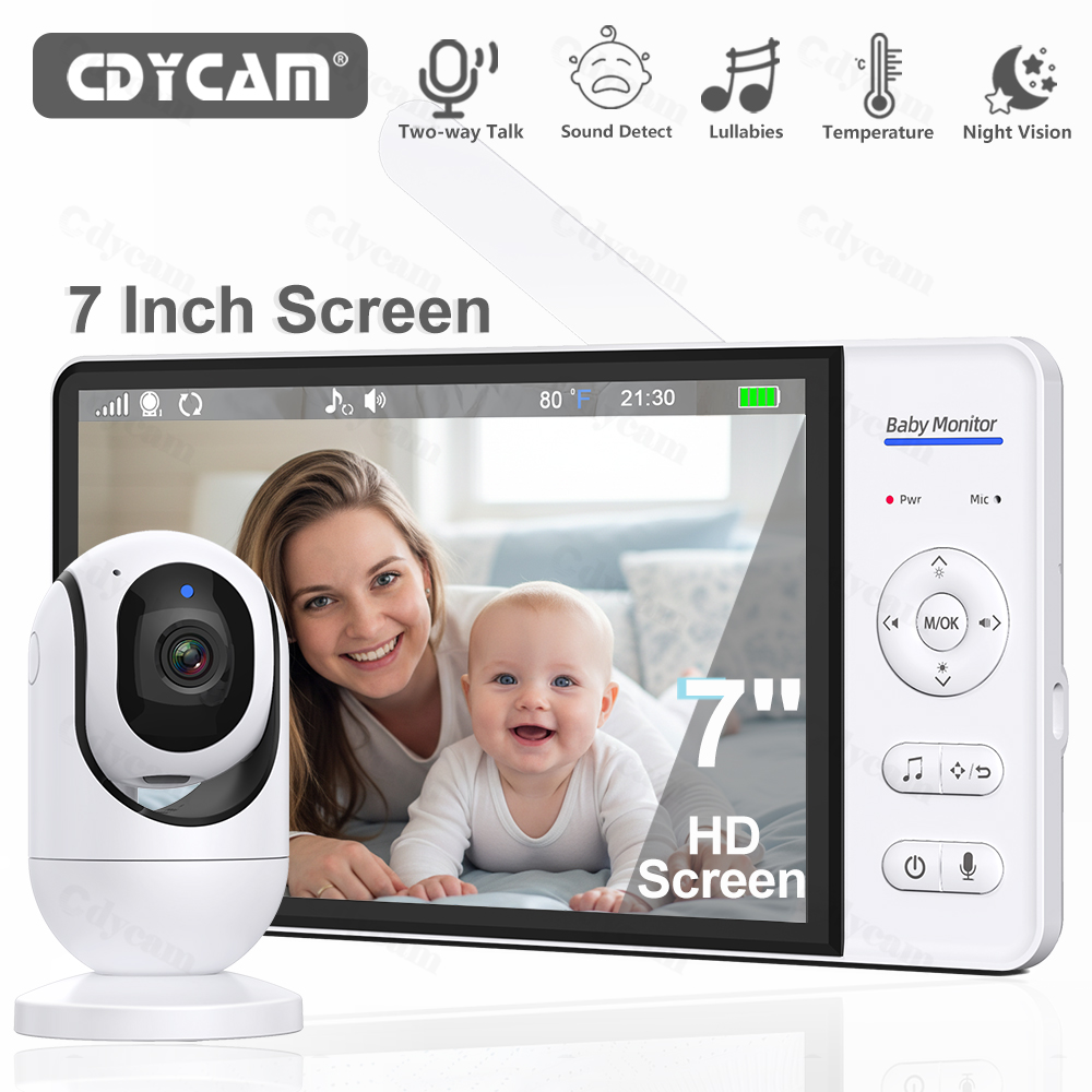 Audio Music Kids - 7.0'' Video Baby Monitor 720P 5000mAh