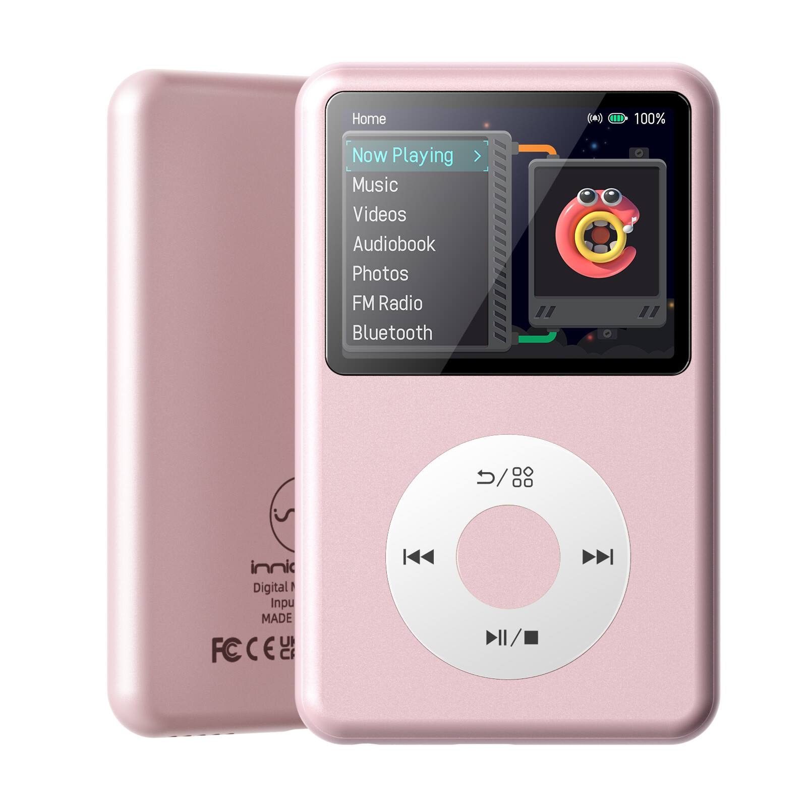 Audio Music Kids - MP3 Music Player with Bluetooth, Video,