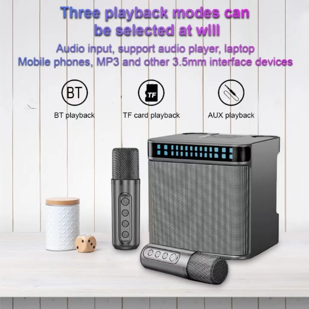 Audio Music Kids - Portable BT Speaker with 2 Wireless