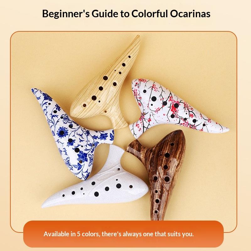NEW 12 Hole Ocarina Instrument - Ocarina Ceramic 评论和价格