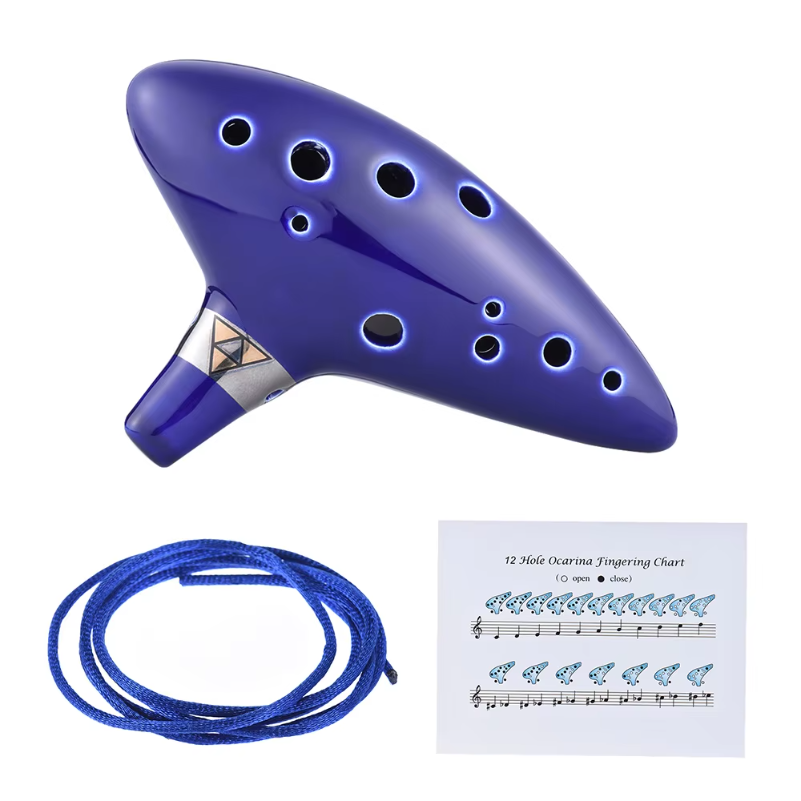 12 Hole Ocarina Ceramic Alto C - Ocarina Ceramic 评论和价格