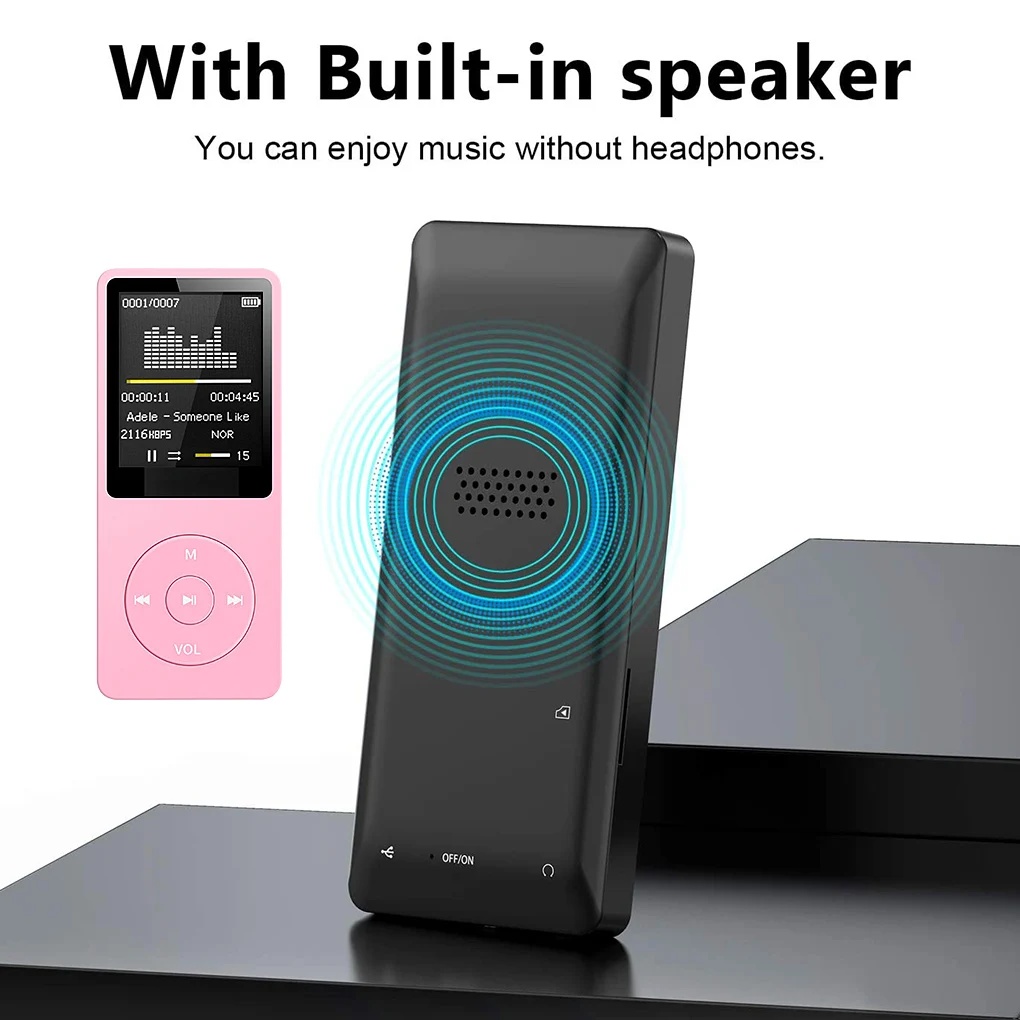 Portable MP3 Player Rechargeab - Audio Music Recorder 评论和价格