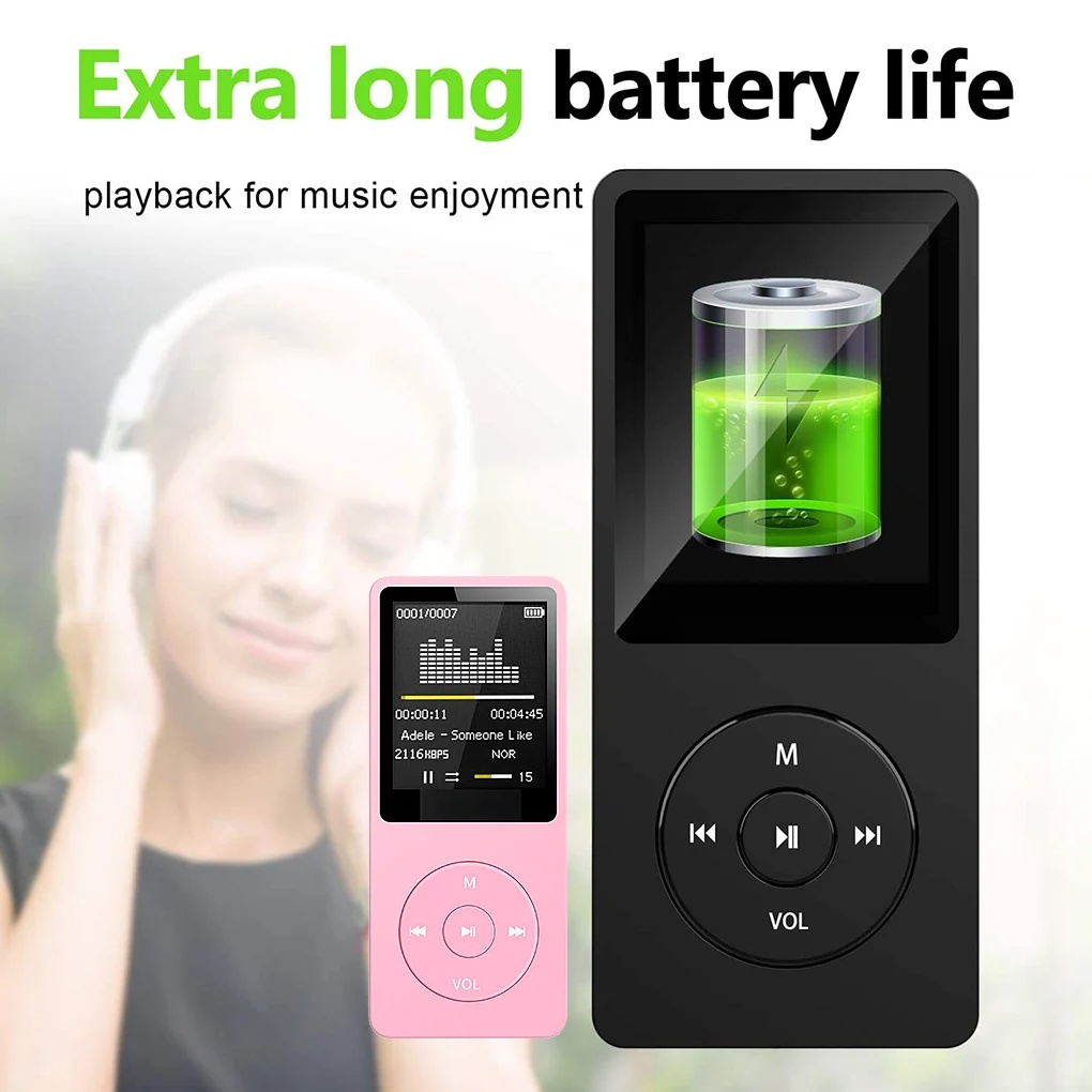 Portable MP3 Player Rechargeab - Audio Music Recorder 评论和价格