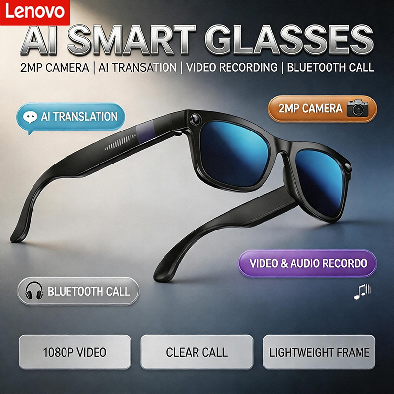 Lenovo AI Bluetooth Smart Glas - Audio Music To Video Ai Free 评论和价格