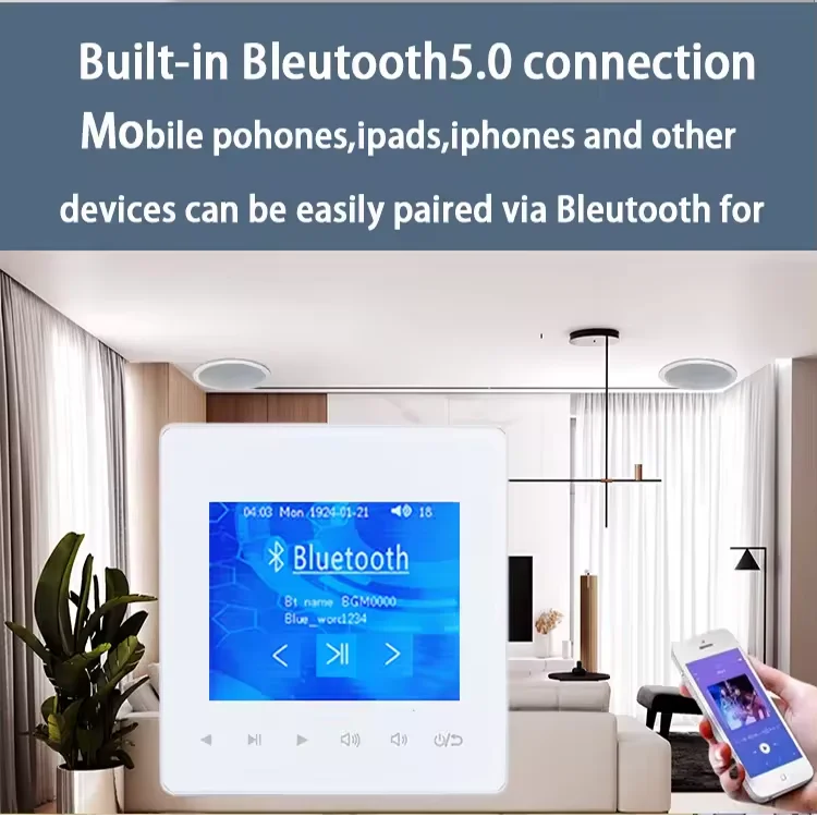 Home Bluetooth Wall Amplifier  - Audio Music System For Home 评论和价格