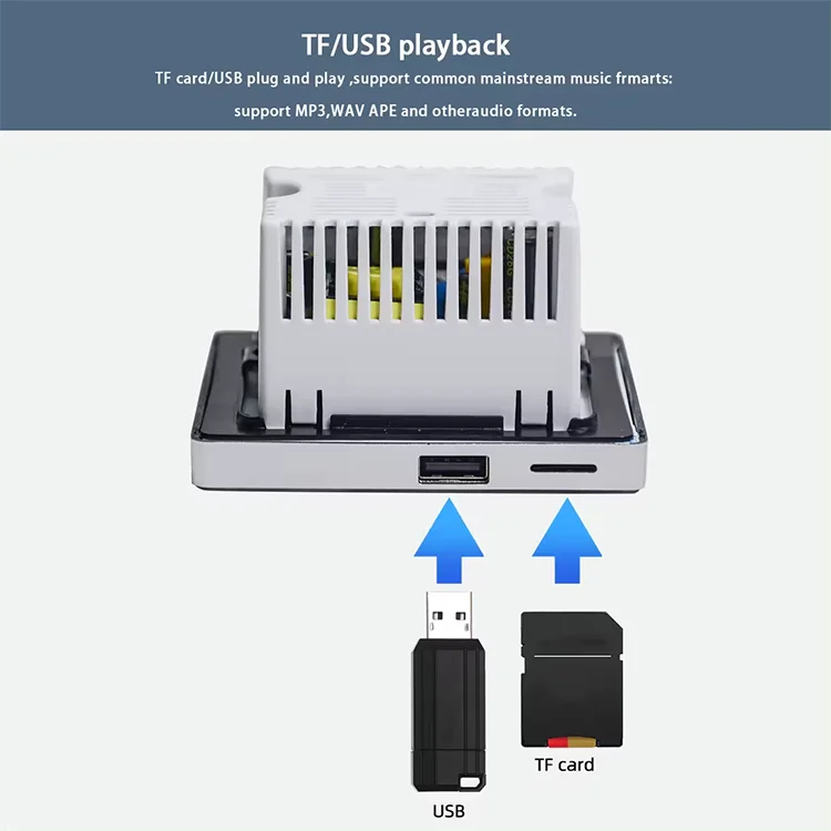 Home Bluetooth Wall Amplifier  - Audio Music System For Home 评论和价格