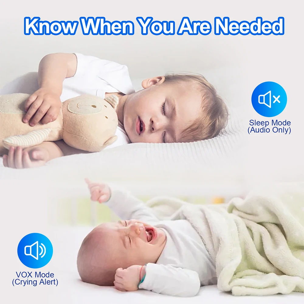 7.0'' Video Baby Monitor 720P  - Audio Music Kids 评论和价格