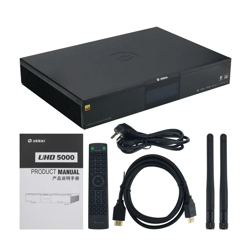 ZIDOO UHD5000 4K HDR Dolby Vis - Audiovision Music Player 评论和价格