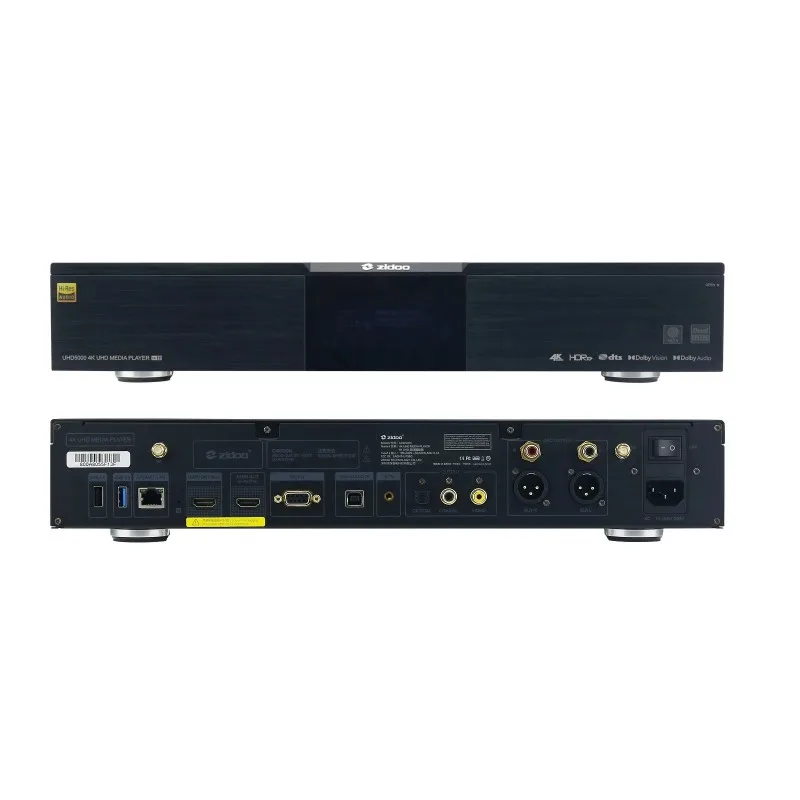 ZIDOO UHD5000 4K HDR Dolby Vis - Audiovision Music Player 评论和价格