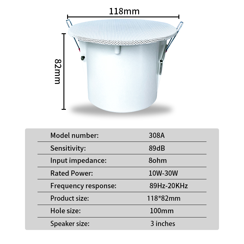 3 inch 8Ohm Surround Sound Spe - Audio Music System For Home 评论和价格