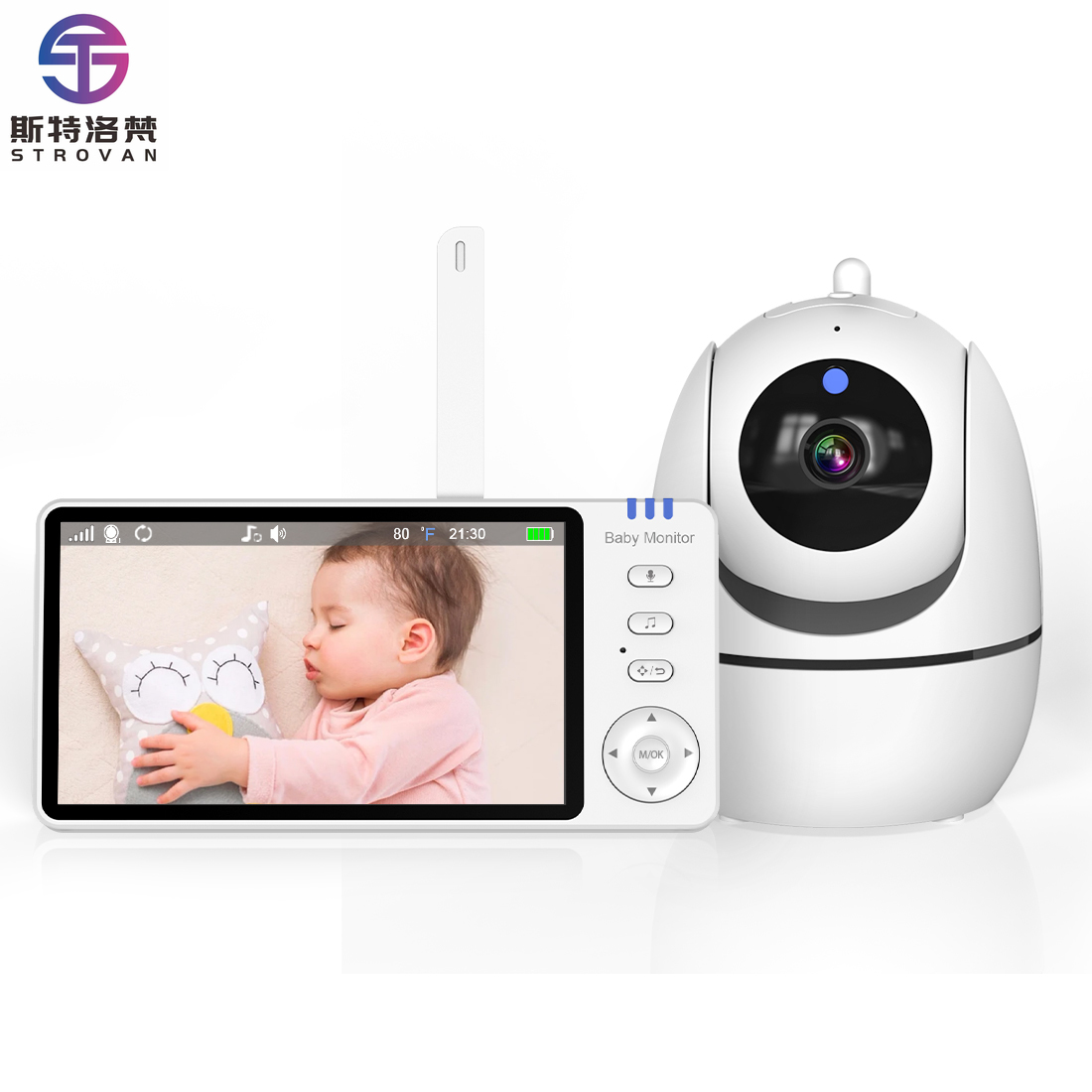 720P HD Wireless Video Baby  5 - Audiovision Music Player 评论和价格