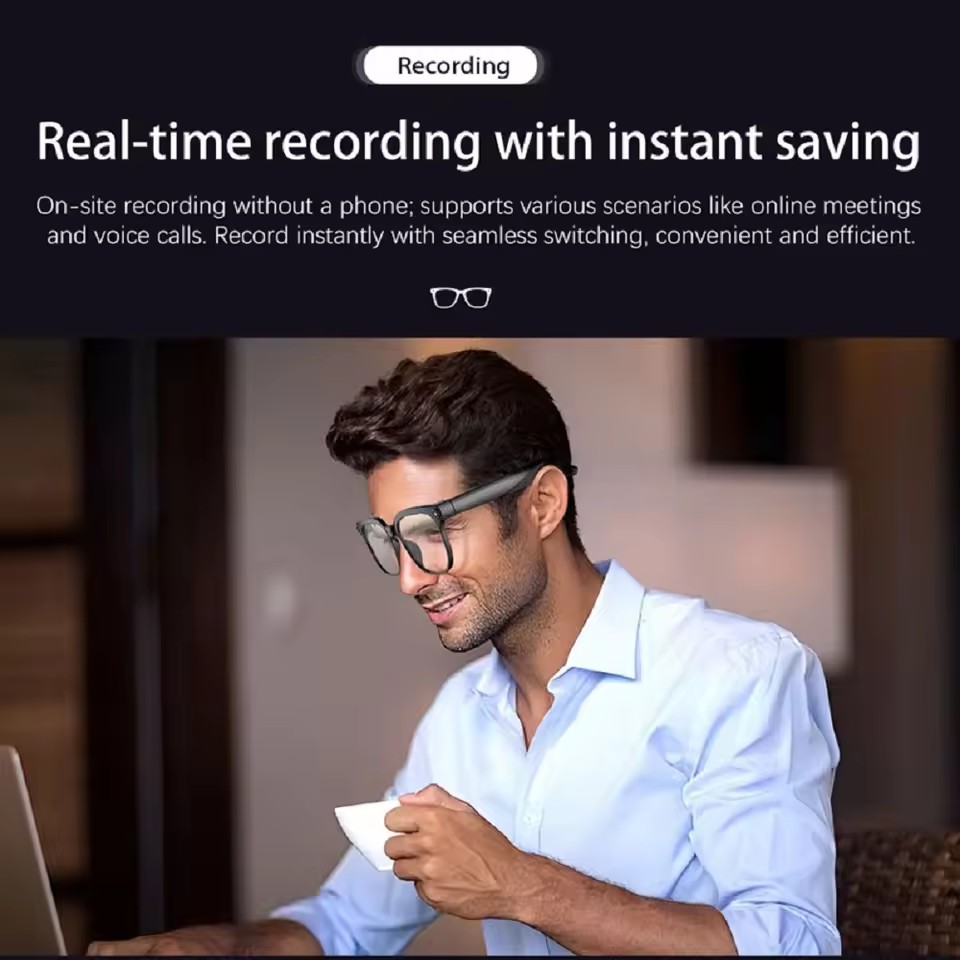 M02S AI Smart Glasses 8MP Came - Audio Music To Video Ai Free 评论和价格