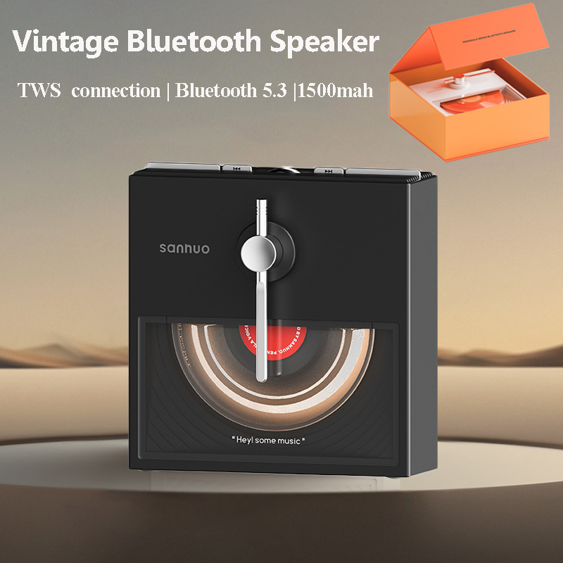 Mini Vintage Bluetooth Speaker - Audio Music System For Home 评论和价格