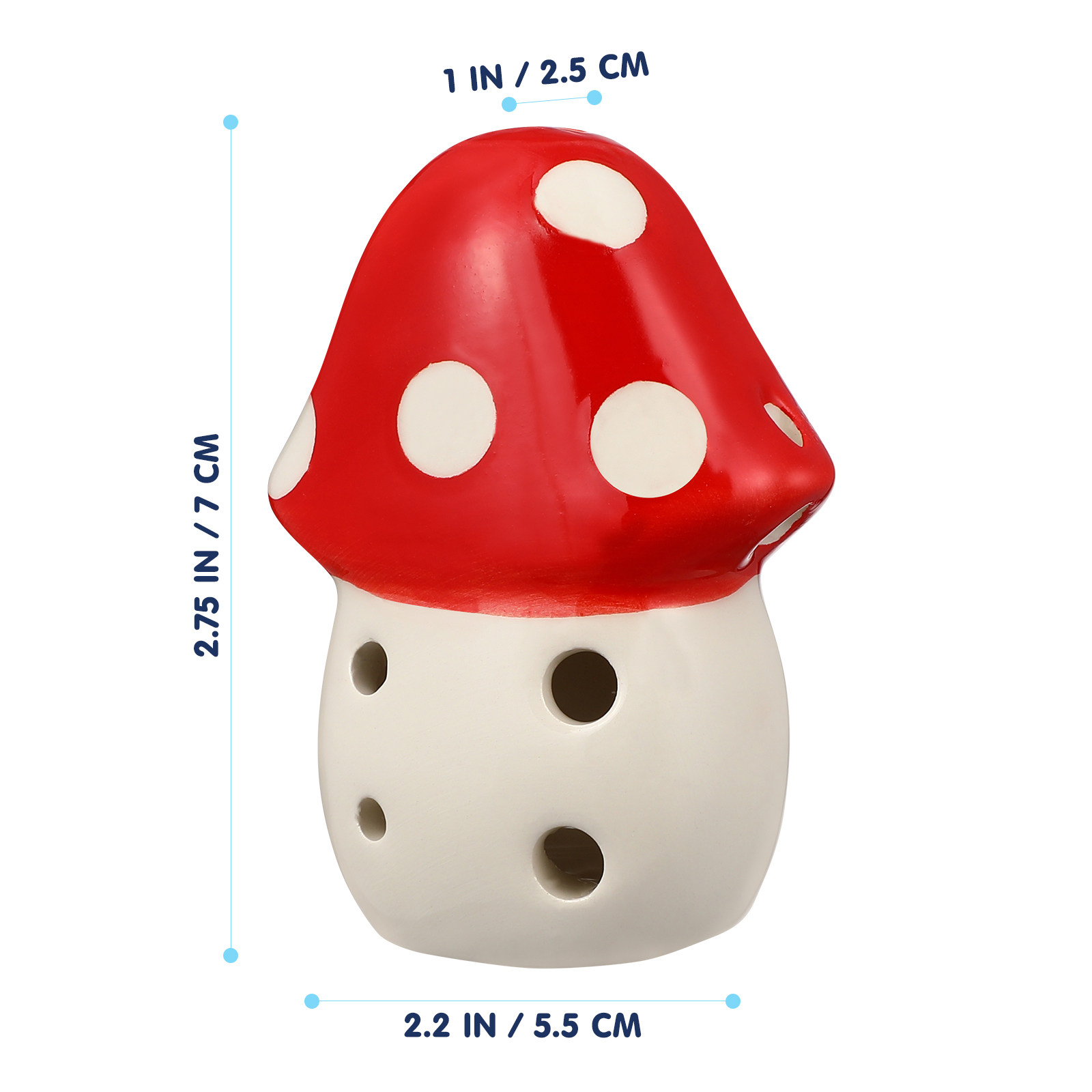Creative Mushroom Six Hole Oca - Ocarina Ceramic 评论和价格
