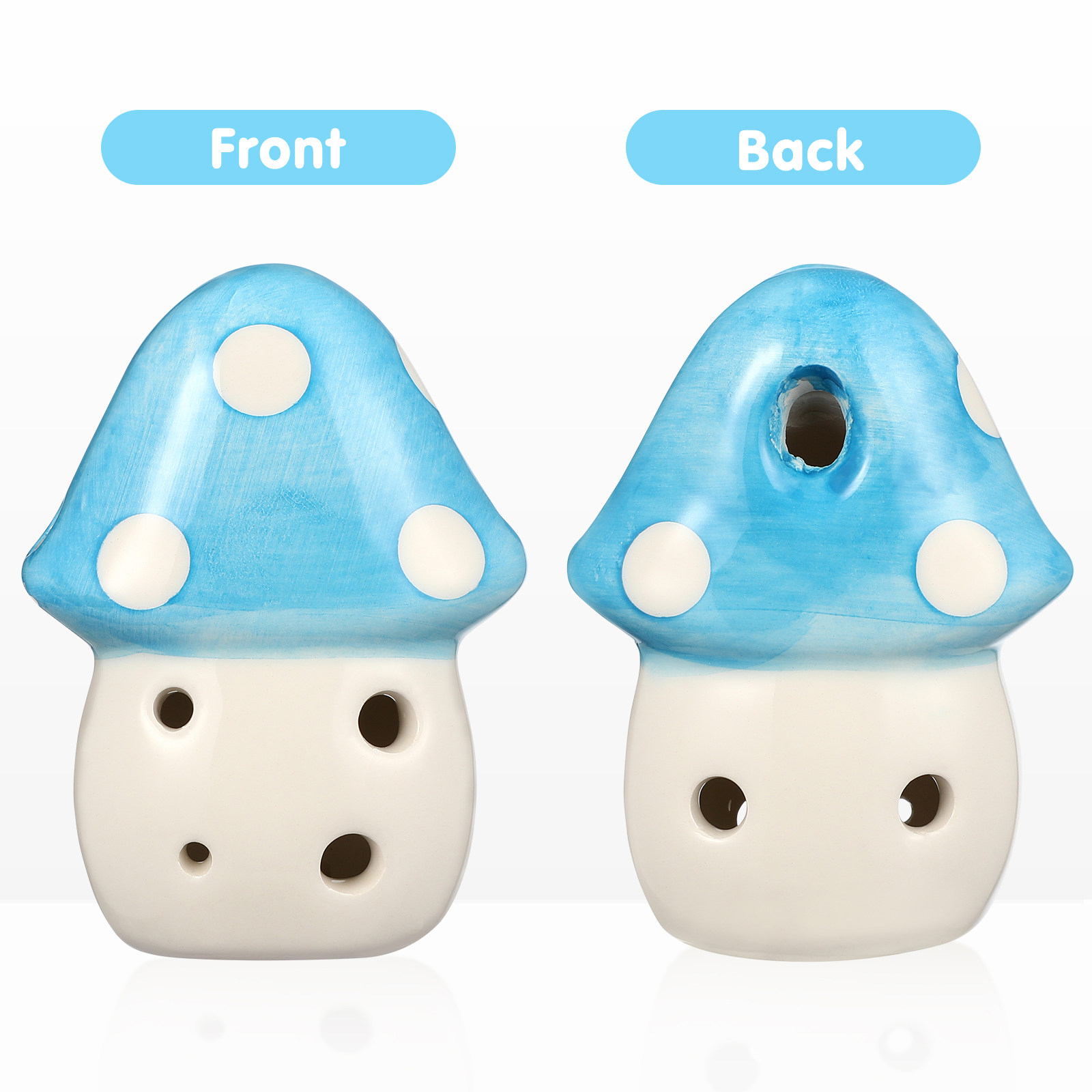 Creative Mushroom Six Hole Oca - Ocarina Ceramic 评论和价格