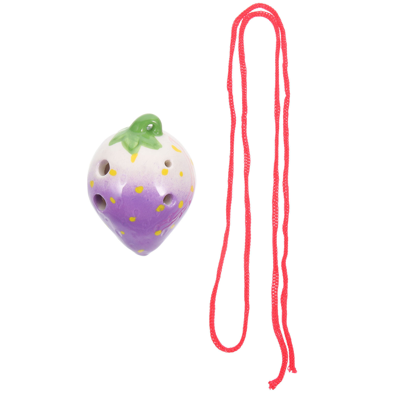 6 Hole Strawberry Ceramic Ocar - Ocarina Ceramic 评论和价格