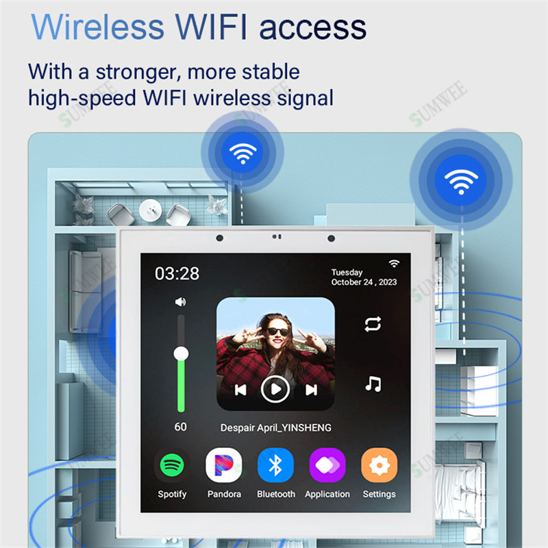 Home WIFI Smart Audio Wall Amp - Audio Music System For Home 评论和价格