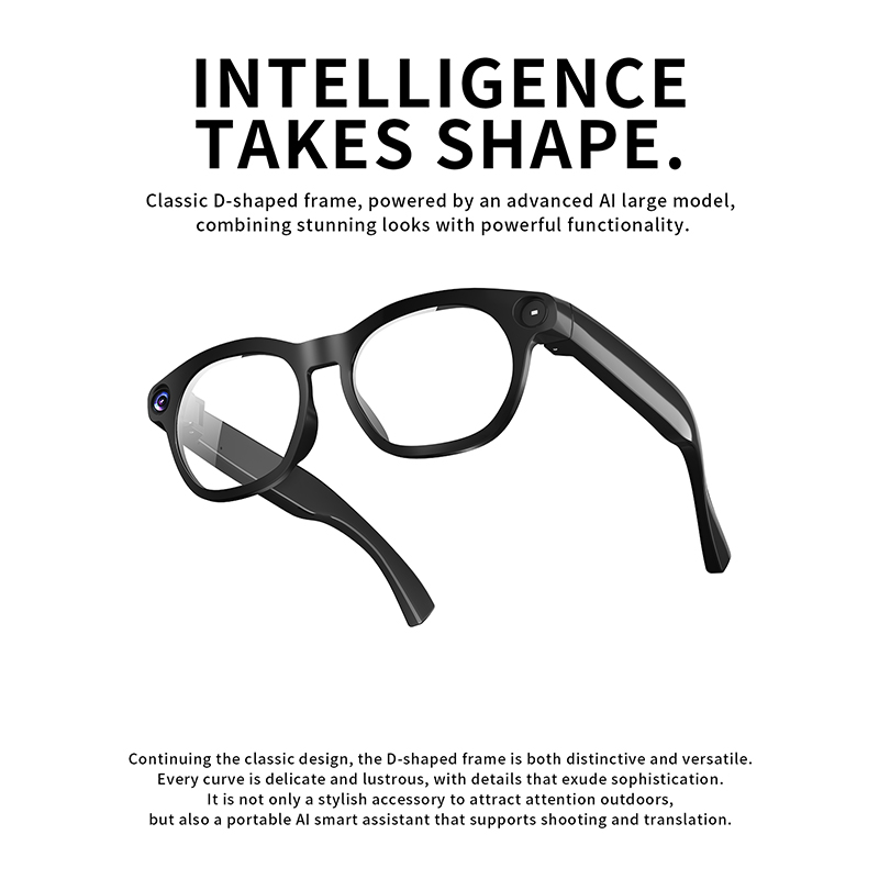 2026 New Smart Glasses 800W HD - Audio Music To Video Ai Free 评论和价格