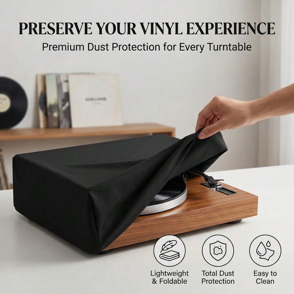 Vinyl Record Player Dust Cover - Audio Music Recorder 评论和价格