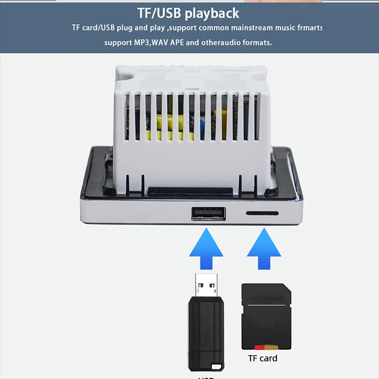 Bluetooth Wall Amplifier Home  - Audio Music System For Home 评论和价格