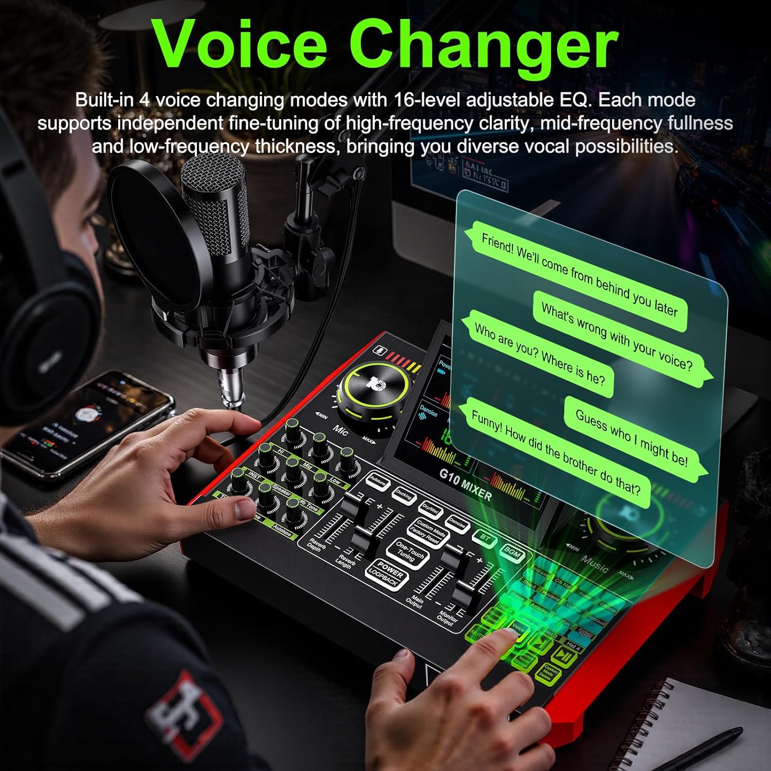 Tenlamp G10 Live Streaming Aud - Audio Music Recorder 评论和价格
