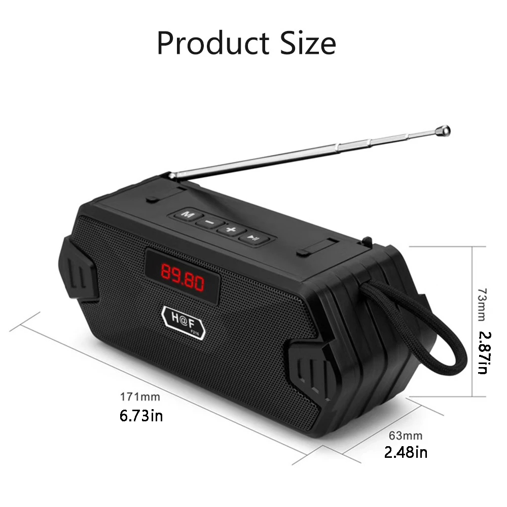 Bass Hifi Outdoor Portable Aux - Audio Music System For Home 评论和价格