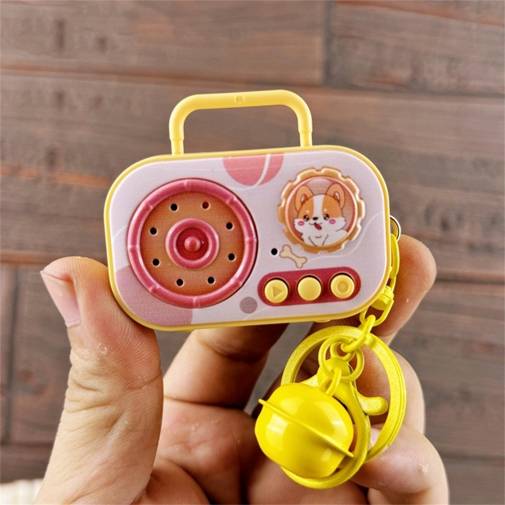 Mini Vintage Recorder Keychain - Audio Music Recorder 评论和价格