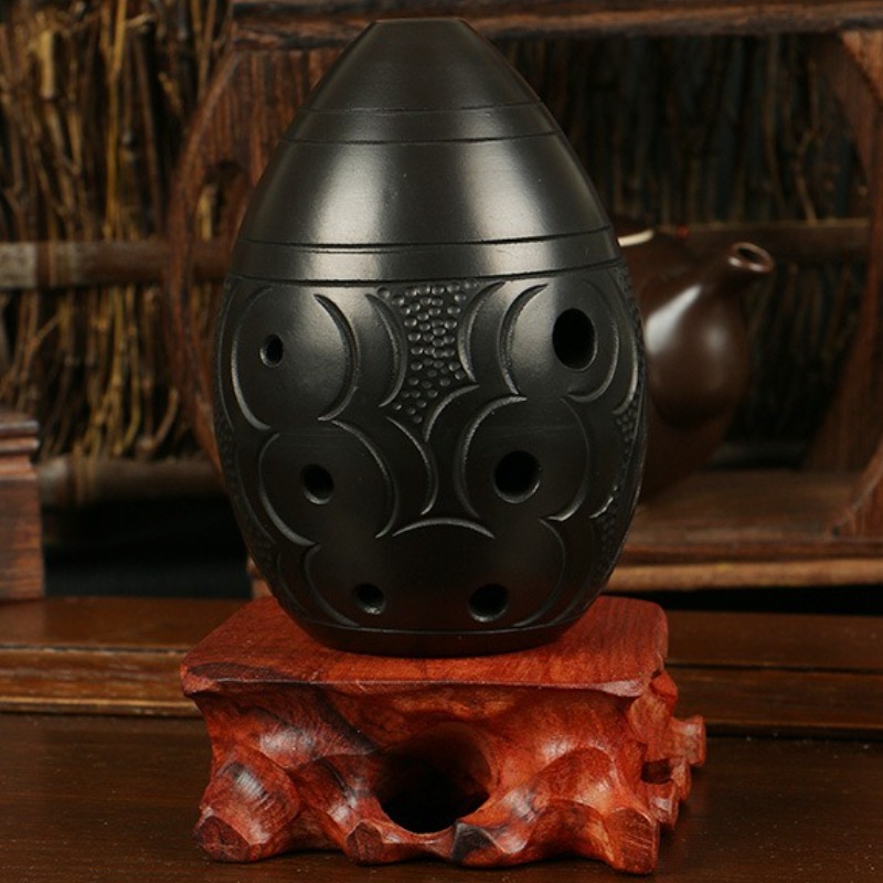 8 Holes Ocarina Black Portable - Ocarina Ceramic 评论和价格