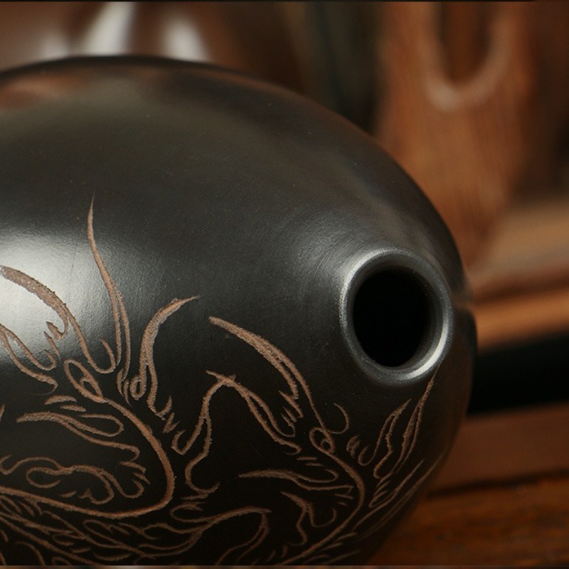 8 Holes Ocarina Black Portable - Ocarina Ceramic 评论和价格