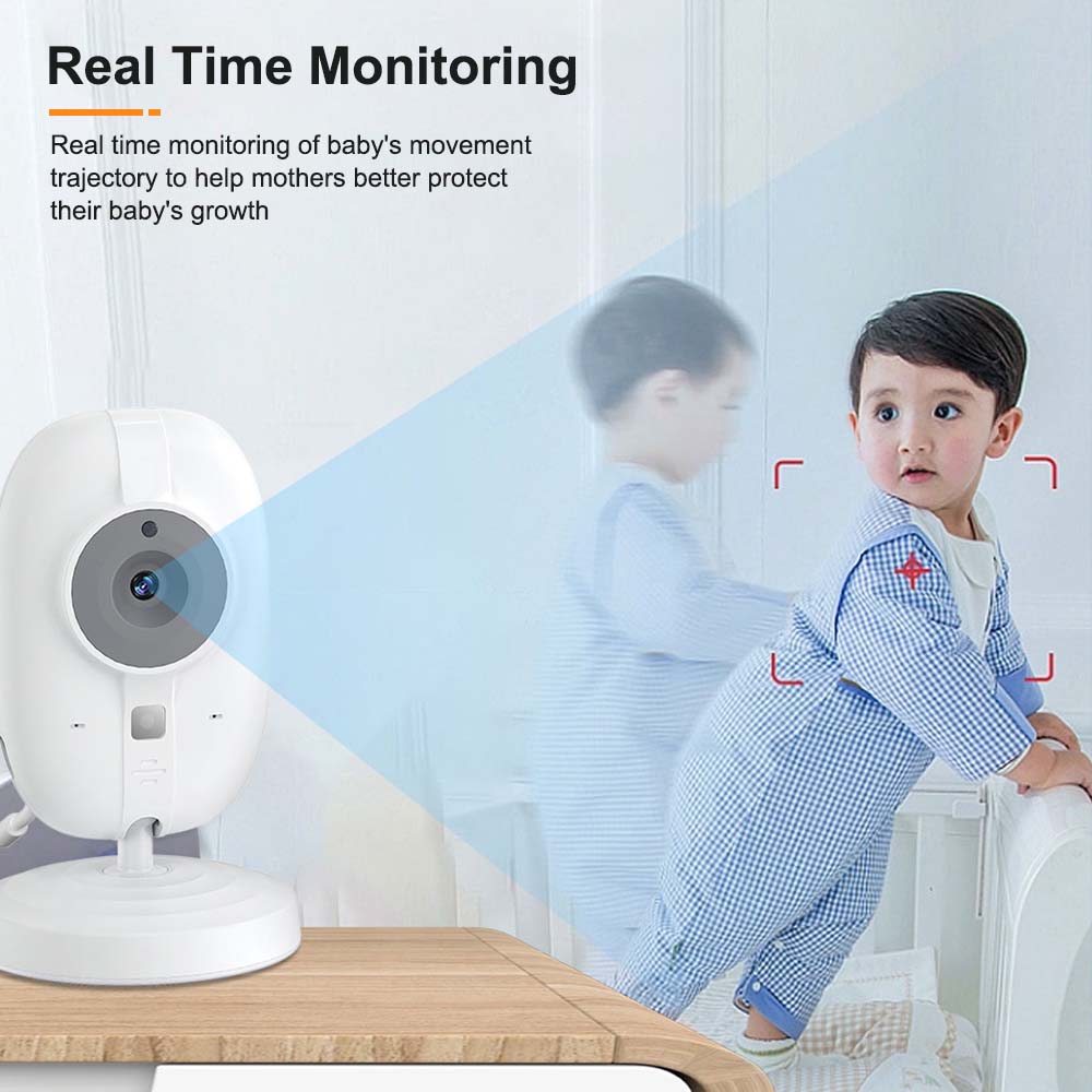 3.5'' Video Baby Monitor 2.4G  - Audio Music Kids 评论和价格