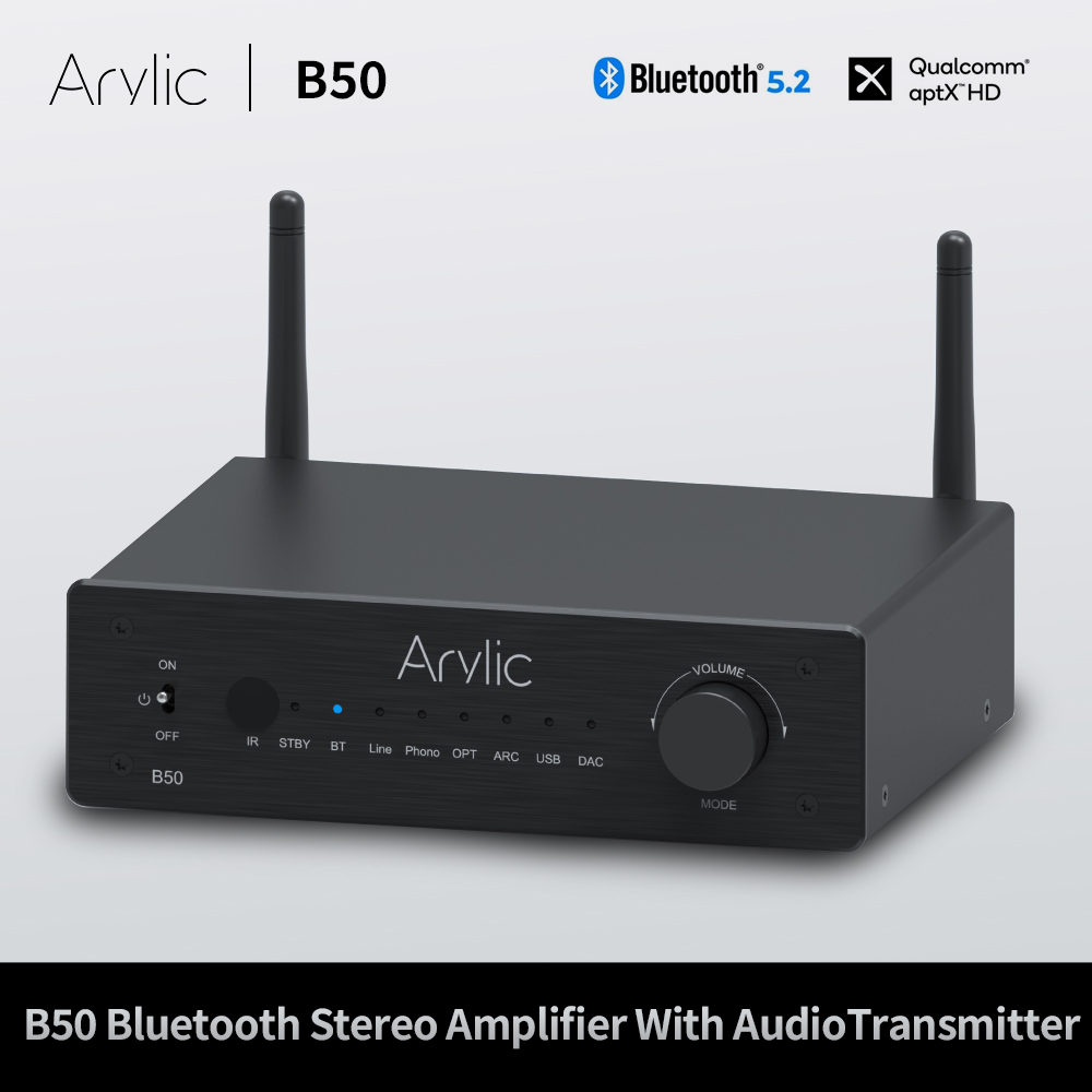 B50 Bluetooth Stereo Amplifier - Audio Music System For Home 评论和价格