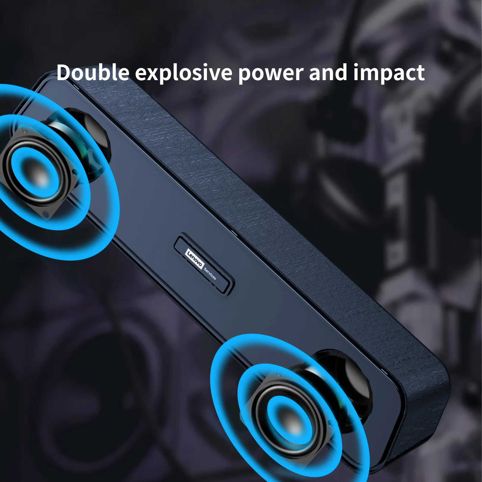 Lenovo USB Stereo Desktop Spea - Audio Music Player Pc 评论和价格
