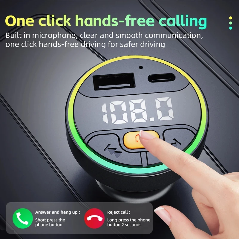 Wireless Bluetooth Car FM Tran - Audio Music Free Mp3 评论和价格