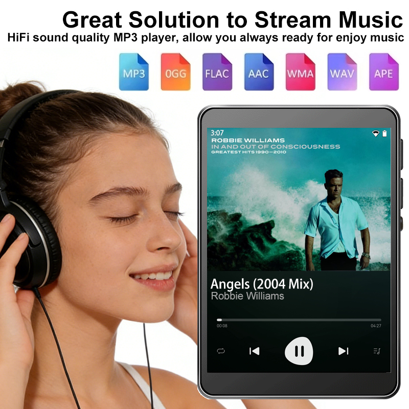 WiFi MP3 Player Andriod 10 Spo - Audio Music Mp3 Downloader 评论和价格